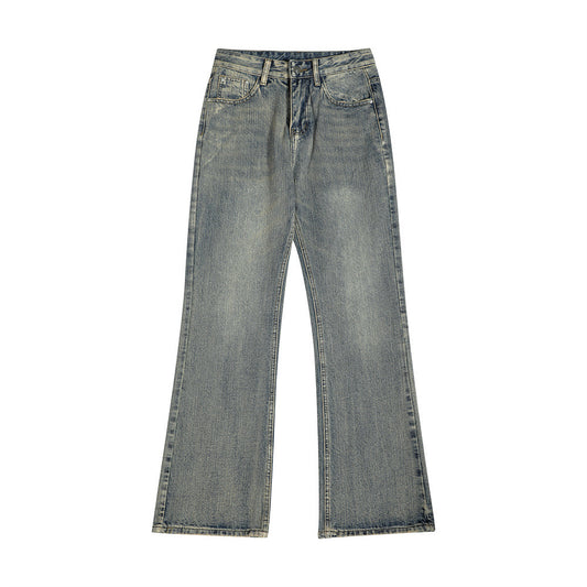 Vintage Wash Slightly Flared Jeans Men