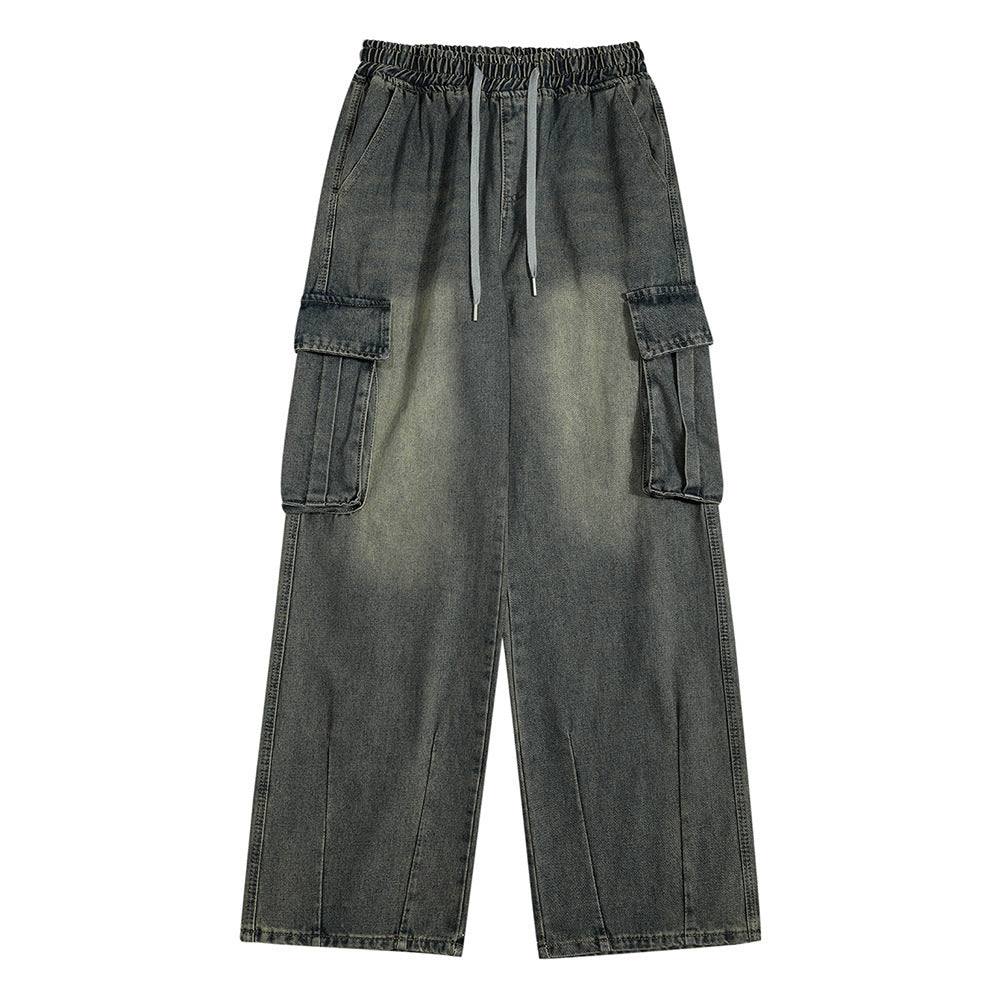 Fashion Work Clothes Denim Trousers For Men